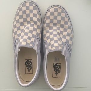 Womens slip on checkerboard vans